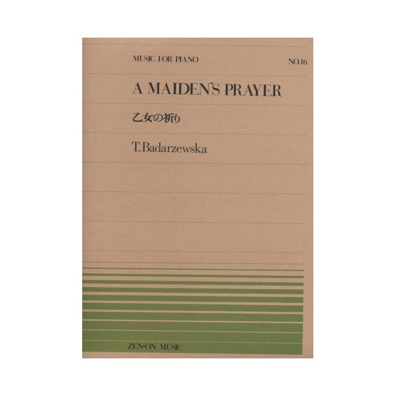 Badarzewska, Tekla - A Maiden's Prayer No. 16