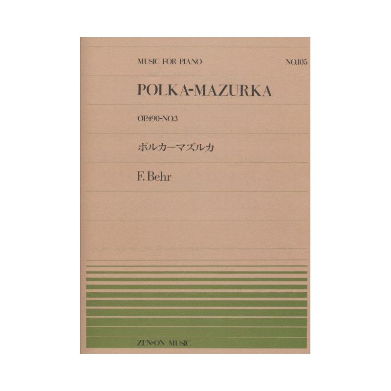 Behr, Franz - Polka-Mazurka op. 490/3 No. 105