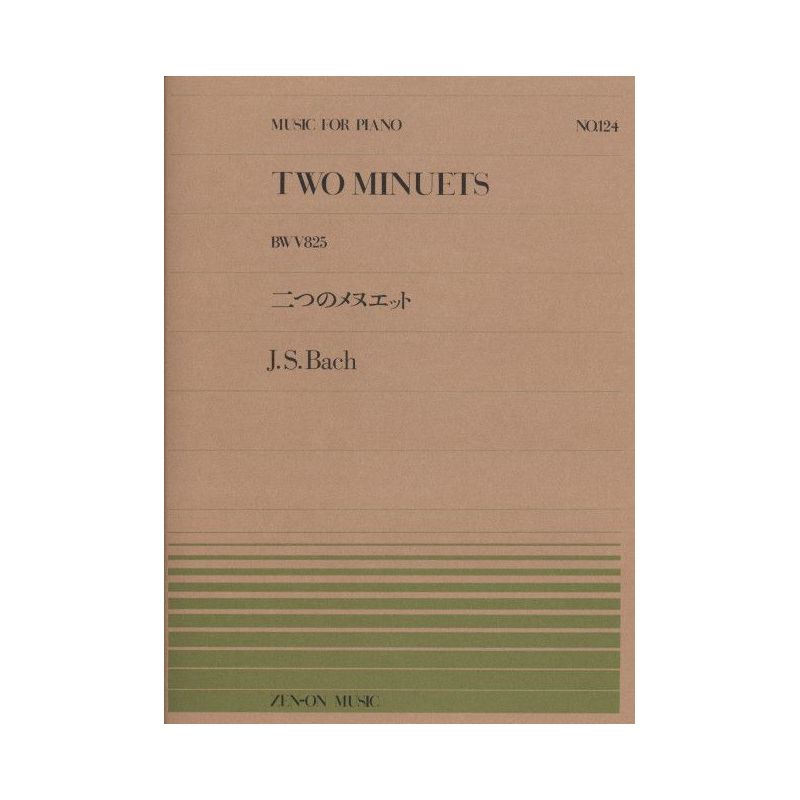 Bach, J.S - Two Minuets BWV 825 No. 124