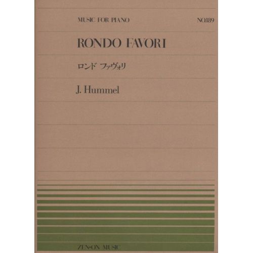 Hummel, Johann Nepomuk - Rondo favori No. 189