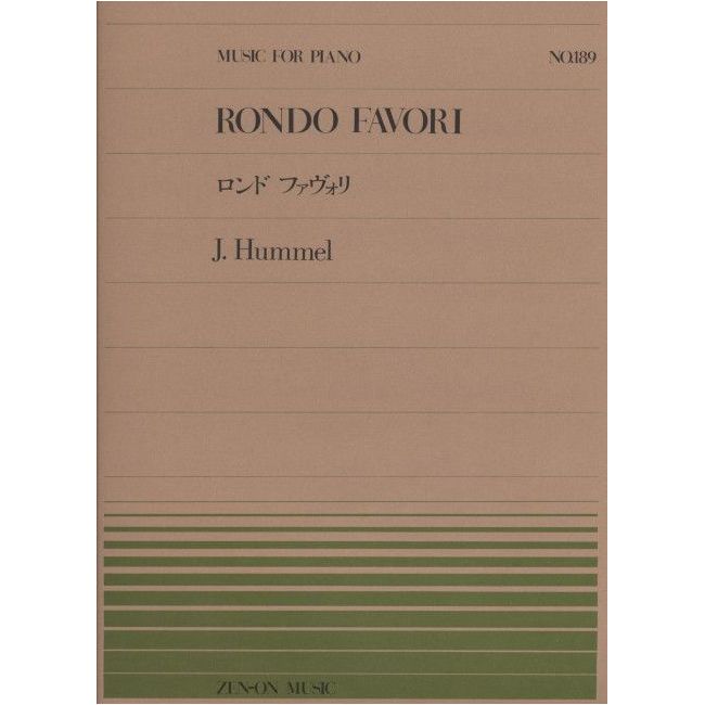 Hummel, Johann Nepomuk - Rondo favori No. 189
