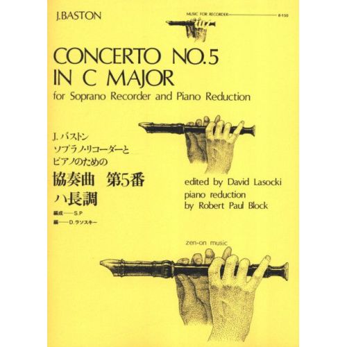 Baston, John - Concerto No....