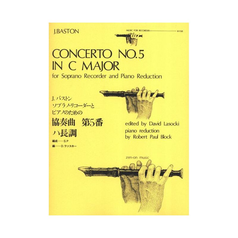 Baston, John - Concerto No. 5 in C Major R 150