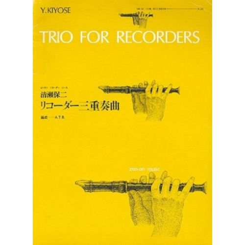 Kiyose, Yasuji - Trio for...