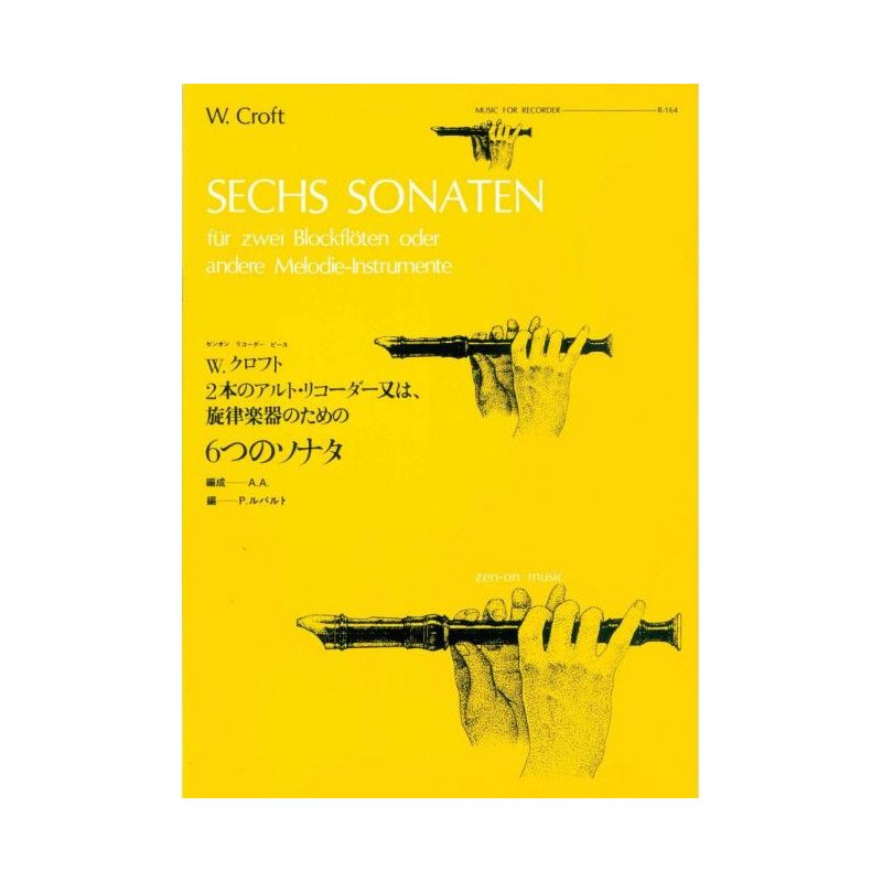 Croft, William - Six Sonatas R-164