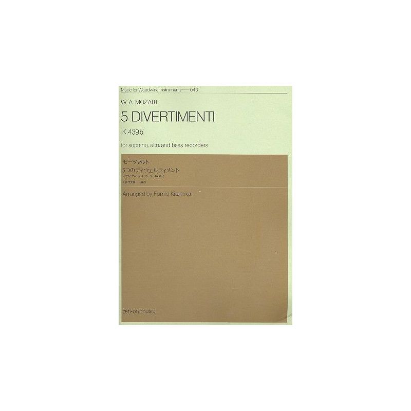 Mozart, W.A - 5 Divertimenti K.439b 46
