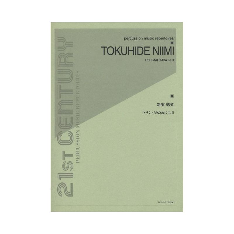 Niimi, Tokuhide - For Marimba I & II