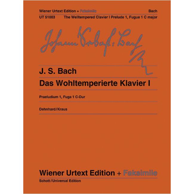 Bach, J.S - Prelude and Fugue No. 1, BWV 846 (from Well-Tempered Clavier Book 1)