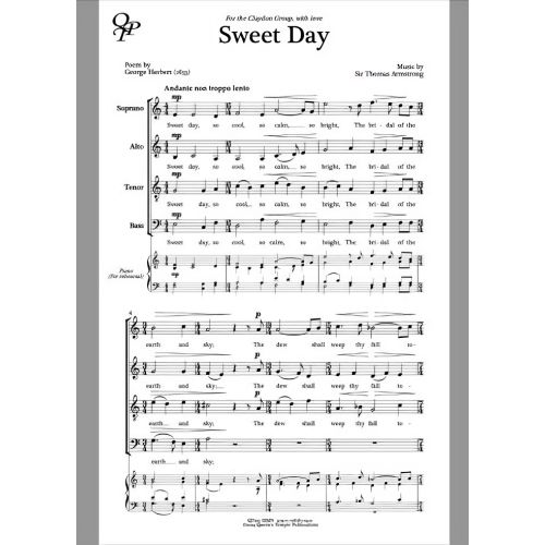 Armstrong, Thomas - Sweet Day