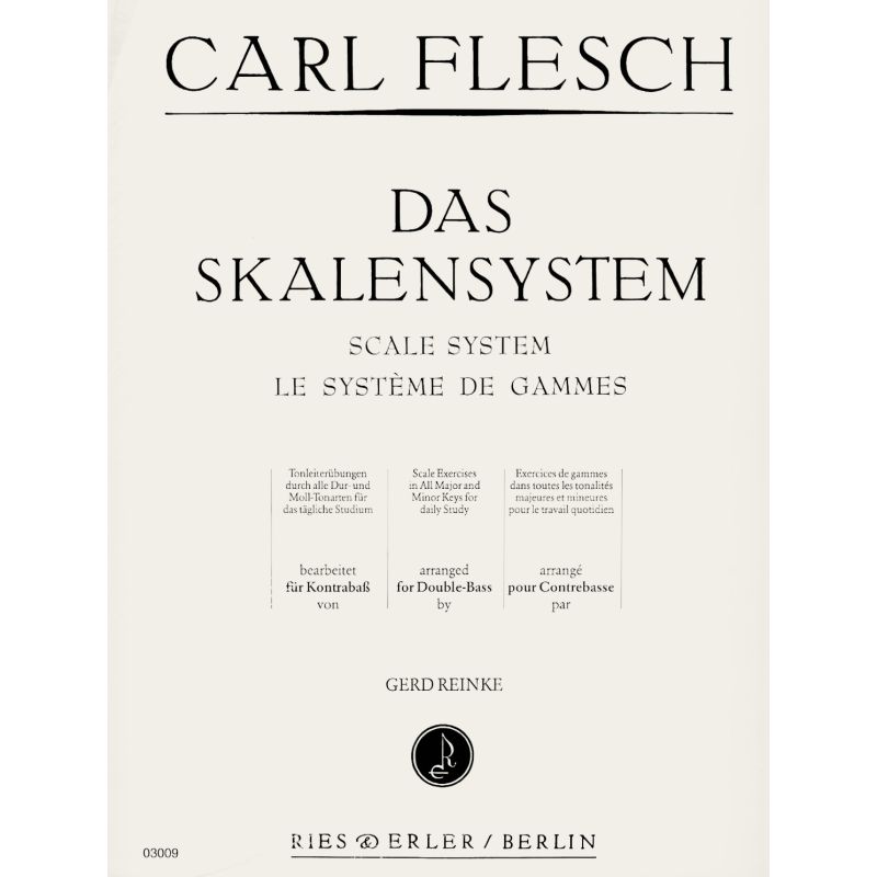 Flesch, Carl F. - Scale System for Double Bass