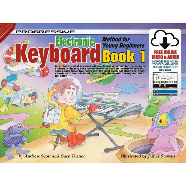 Progressive Electronic Keyboard Method For Young Beginners Book 1