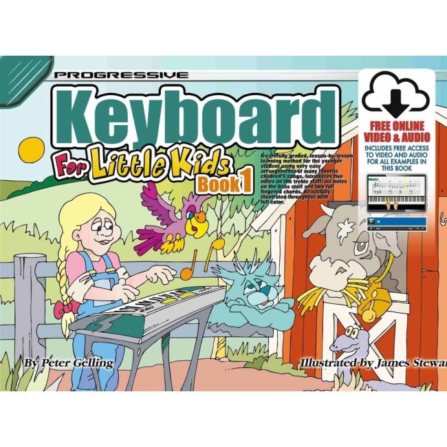 Progressive Keyboard for Little Kids - Book 1