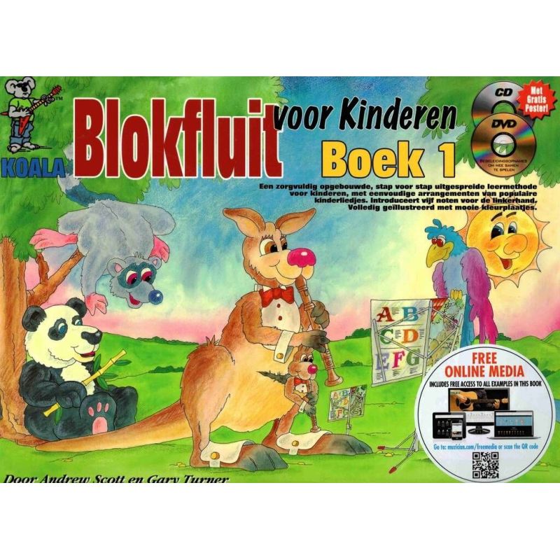 Blokfluit voor Kinderen Boek 1