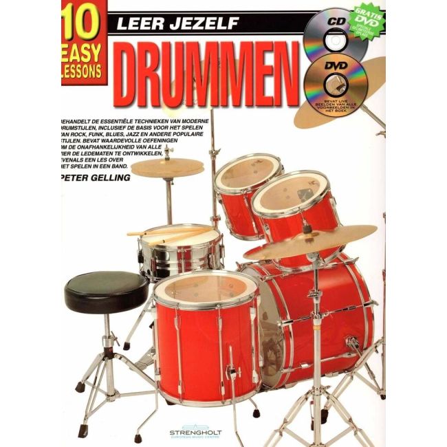 10 Easy Lessons Leer Jezelf Drums