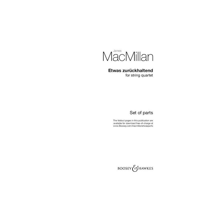 MacMillan, James - Etwas zurückhaltend
