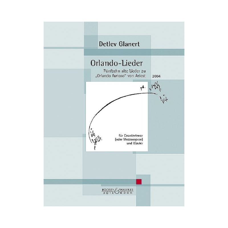 Glanert, Detlev - Orlando-Lieder