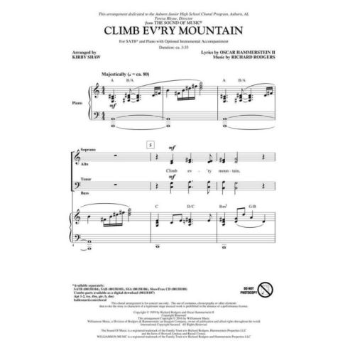 Climb Ev'ry Mountain