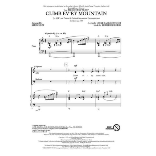 Climb Ev'ry Mountain