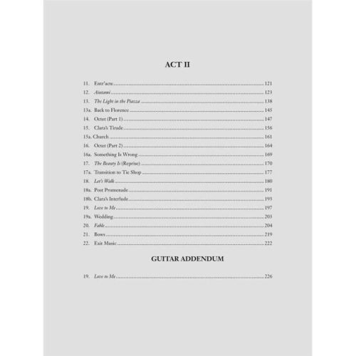 Guettel, Adam - The Light in the Piazza