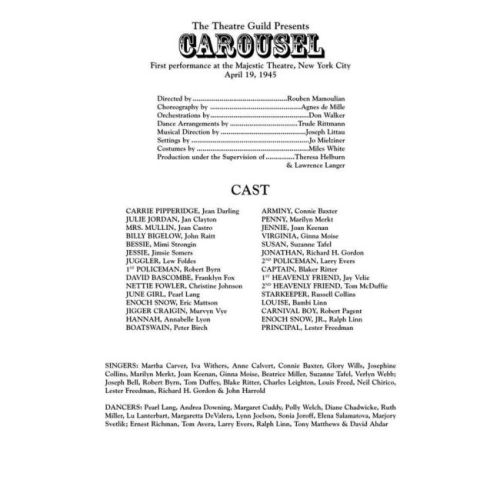 Rodgers & Hammerstein - Carousel