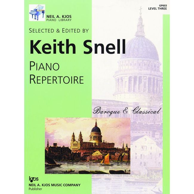 Snell, Keith - Piano Repertoire Baroque & Classical - Level 3