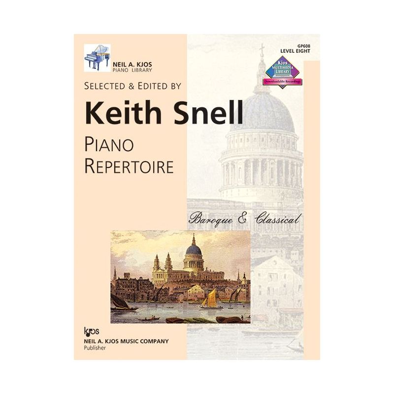 Snell, Keith - Piano Repertoire Baroque & Classical - Level 8