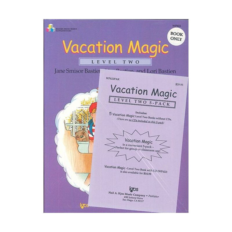 Bastien, James - Vacation Magic - Level 2 5 Pack