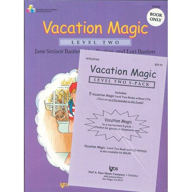 Bastien, James - Vacation Magic - Level 2 5 Pack