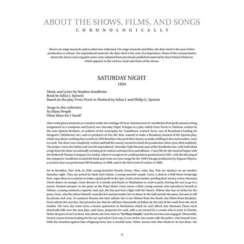 Sondheim for Singers