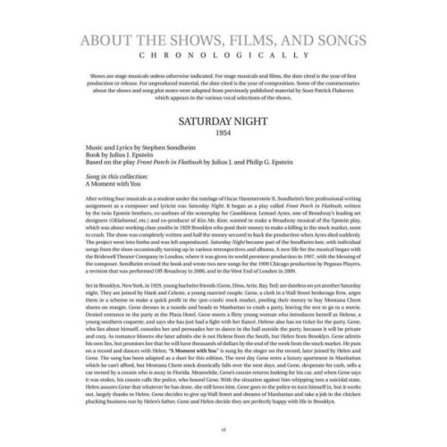 Sondheim for Singers