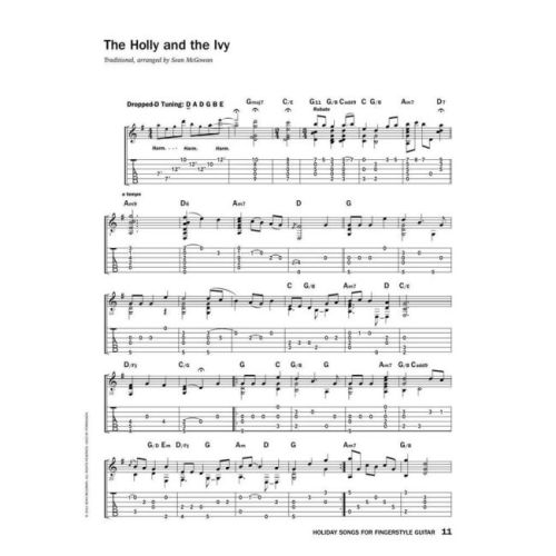 Holiday Songs for Fingerstyle Guitar