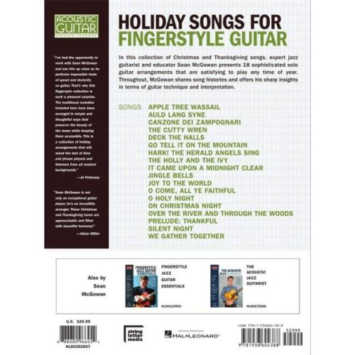 Holiday Songs for Fingerstyle Guitar