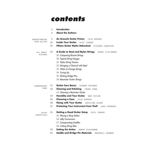 Acoustic Guitar Owner's Manual