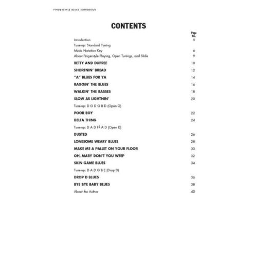 Fingerstyle Blues Songbook