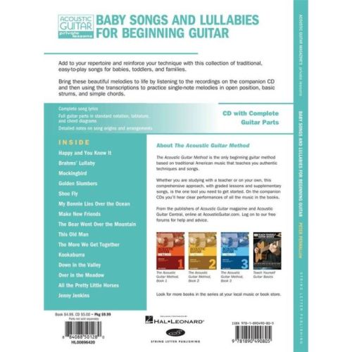 Baby Songs and Lullabies for Beginning Guitar