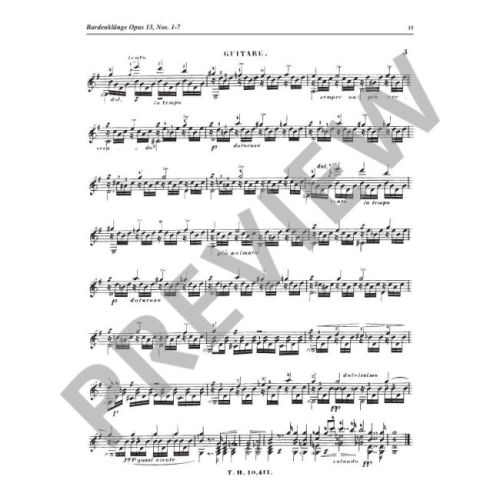 Mertz, Johann Kaspar - Guitar Works op. 13/1-7 3