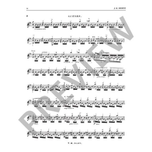Mertz, Johann Kaspar - Guitar Works op. 13/1-7 3