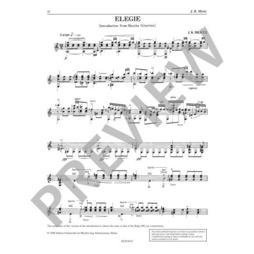 Mertz, Johann Kaspar - Concert Works 6