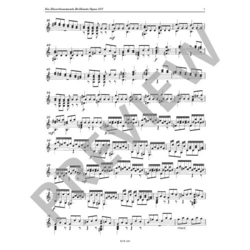 Carulli, Ferdinando - 6 Divertissements op. 317