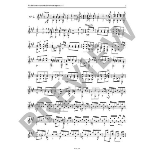 Carulli, Ferdinando - 6 Divertissements op. 317