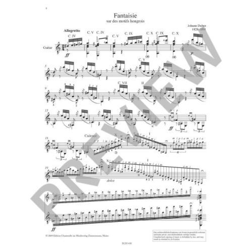 Dubez, Johann - Fantaisie