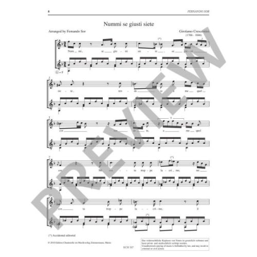 Sor, Fernando - 5 Song Arrangements