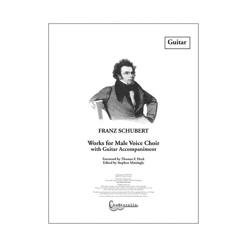 Schubert, Franz - Works for Male Voice Choir