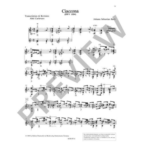 Bach & Carlevaro - Chaconne BWV 1004