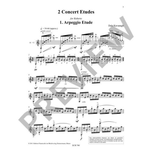Kavanagh, Dale - 2 Concert Etudes