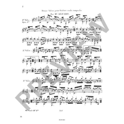 Aguado, Dionisio - The Complete Works for Guitar Vol. 3