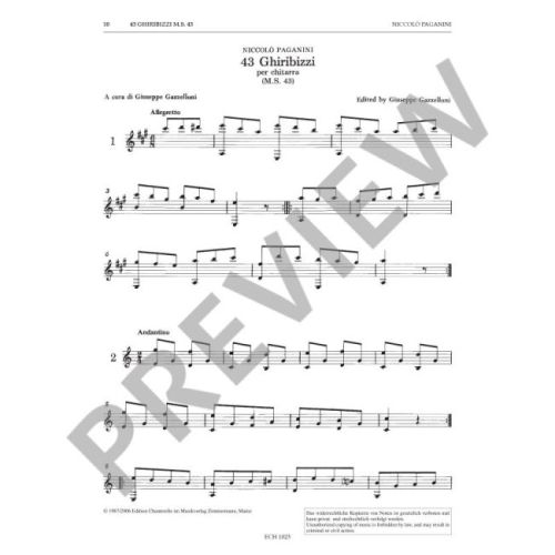 Paganini, Niccolò - The Complete Works for Solo Guitar