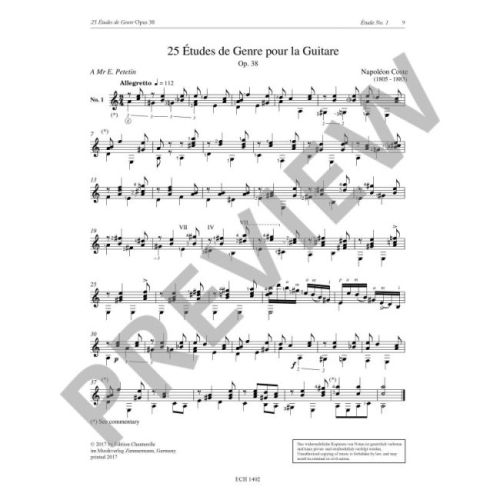 Coste, Napoléon - The Guitar Studies