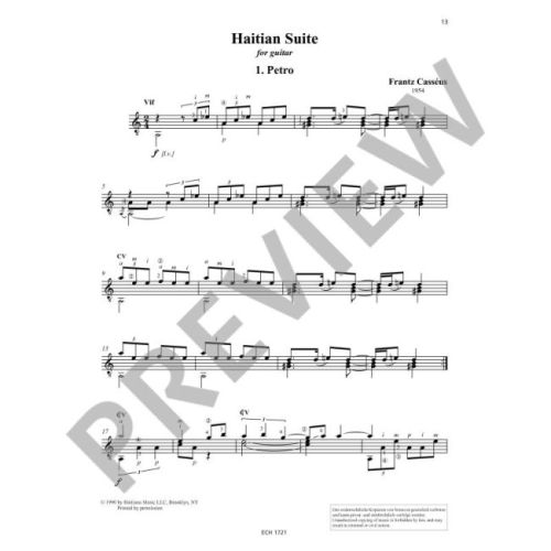 Casseus, Frantz - Guitar Works