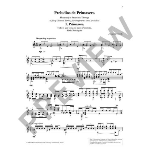 Clerch, Joaquin - Preludios de Primavera